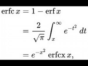 Diffusion problem with complimentary error function