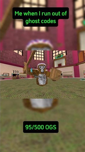 When I run out of ghost codes #gorillatagquest #gorillatag #vr