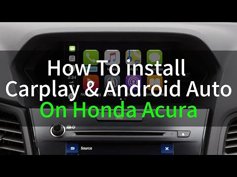 How to installaton apple carplay and android auto for Acura MDX 2014 2015 2016 2017