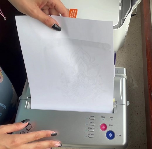 Easy Tattoo Stencil Transfer with Thermal Printer