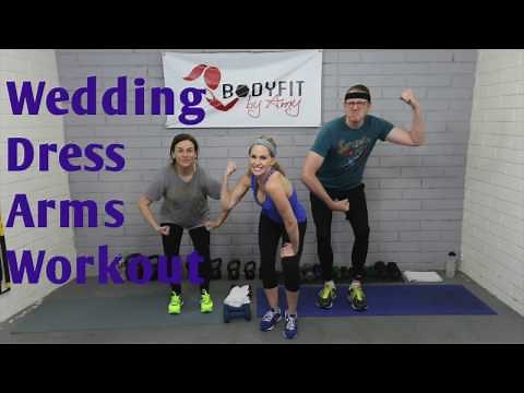 20 Minute Wedding Dress Arms Workout to tone your arms and back