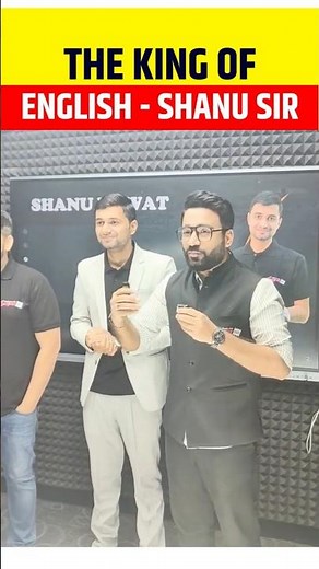 THE KING OF ENGLISH - SHANU SIR #ytshorts
