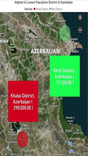 📊 Azerbaijan's Most & Least Populated Districts | Full Data Breakdown