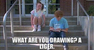 - What are you drawing? - A liger.