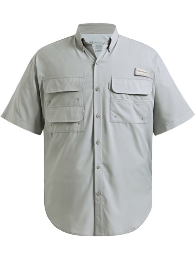 Bassdash UPF 50 Men’s Fishing Dress Shirt Button Down Woven Short Sleeve Outdoor