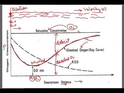 Dissolve Oxygen (DO) Sag Curve, Water Pollution, Environmental Education, Environmental Pollution