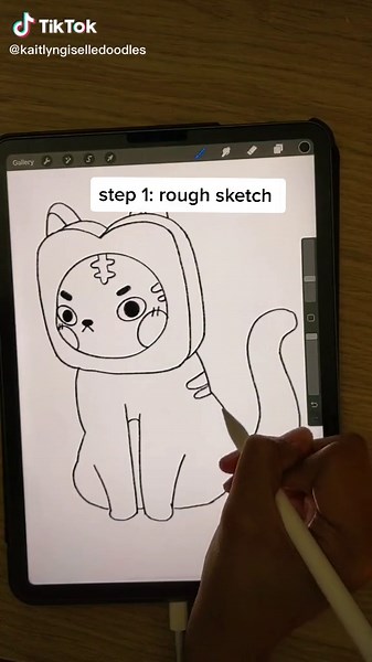 Cat Loaf Drawing Tutorial: Step-by-Step Instructions