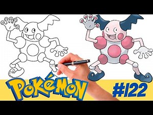 Cómo dibujar MR. MIME POKEMON #122 | FÁCIL | Generación 1