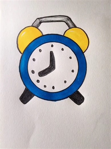 How to draw a clock#drawing #Foryou #artistsoftiktok #arteducation#trending
