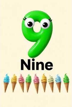 Number 9 for Kids 🧸 Learn Counting | Wiggle & Learn #abc#number9 #counting #learningforkids