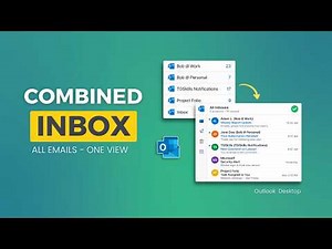 How to Combine Email Inboxes in Outlook| Unified Inbox Setup