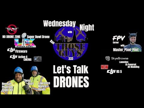 Wednesday Night with Those Guys 333 DJI Update, Action Cinema, AI-Power, FPV, & More