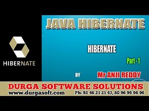 Java Framework || Hibernate Part -1