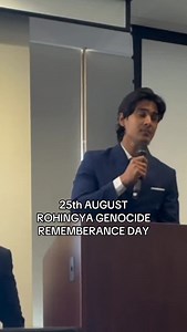 Honored to attend the Rohingya Genocide Remembrance Day (25th August) at the United Nations 🇺🇳 in New York City @unitednations As an Arakan Rohingya, I do not stand here only as the son of my parents, I stand as a living voice of my ancestors, my people, and the entire Arakan Rohingya community whose pain and resilience shape our identity today. This day is not only a memorial for the countless lives stolen from us, but also a testimony to the courage, suffering, and endurance of every brother