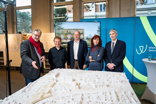 Präsentation: Ein erster Blick auf das neue Klinik-Gebäude in Hietzing
