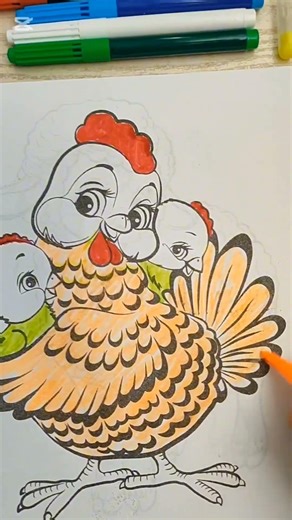 coloring#chiken #coloring page
