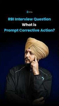 What is Prompt Corrective Action (PCA)? RBI Grade B Interview Question and Answer 2026