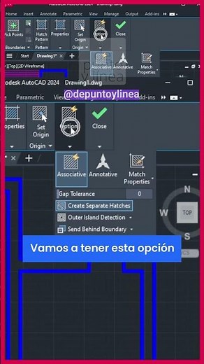 🚀 Learn how to create a hatch in an open space in AutoCAD | #autocadtips