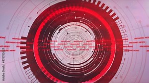 Futuristic graphic with lines and circular shapes, business, corporate and news style background
