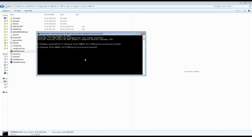 Ansys V190 UPF Usermat Visual Studio Debugging