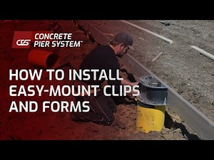 How to Install Easy-mount Clips and Forms