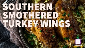 Don't you just love when the oven does all the work? Here's my demo on my Grandmother's smothered turkey wings. They're so easy. And yes, they're sooooo good! Recipe is now up on the blog. | DariusCooks