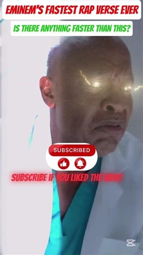 Eminem's fastest rap verse ever #rap #fastessong#shorts #shortvideo #shortsfeed