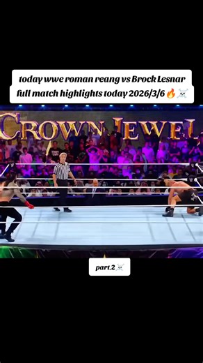 WWE Roman Reigns vs Brock Lesnar Match Highlights