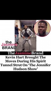 Kevin Hart showed off his moves during the Spirit Tunnel😂 Did y’all catch his appearance on “The Jennifer Hudson Show?” 🎥 @jenniferhudsonshow PG | The Jasmine BRAND