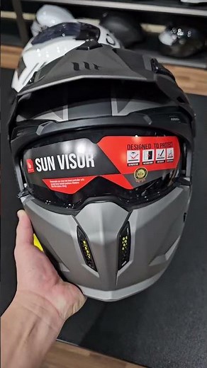 🔥 MT Street Fighter SV-S Helmet | Sun Visor Open Face Beast 😈⛑️