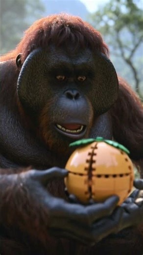 lego orange orangutan