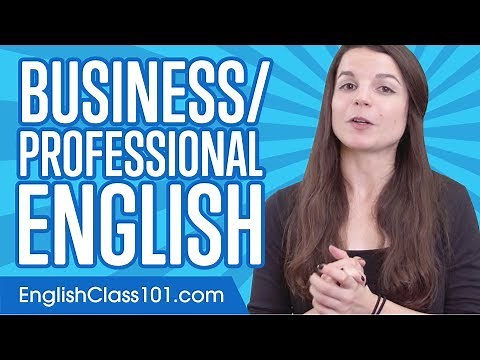 Learn English Business Language in 20 Minutes
