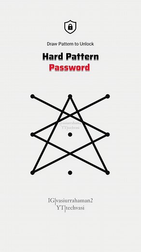 Giggle Gully on Instagram: "Best Hard Pattern | Top Pattern Locks 😱 . . . . . #vasiurrahaman2 #reels #bestpatternslocks #toppatternlocks #top10impossiblepatternlocks #impossiblepatternlockforandroid #top10impossiblepatternslocks #hardpatternlock #patternlock #patterns #pattern #atozpatternlockideas #hardestpatternlock #starpatternlock #patternlockideas #bestpatternlock #lock #toughpatternlockideas #androidpatternideas #lockpattern #letterspatternlock #patternlockdesign #alphabeticalpatternlock 
