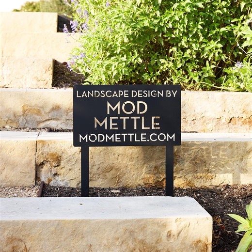 Customizable Business Yard Sign - Modern Sign for Realtors, Contractors, Architects - Etsy