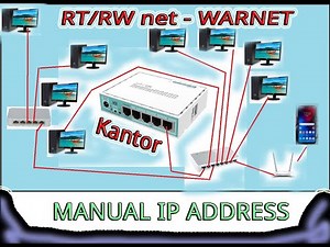 SETTING MIKROTIK MODE STATIC LAN ATAU MODE MANUAL IP ADDRESS