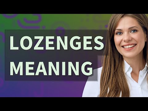 Lozenges | meaning of Lozenges