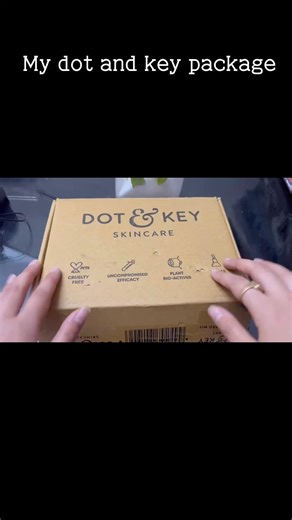 What’s my dot and key package have 🌹 review of dot and key 🔑 #dotandkey #review #skincare