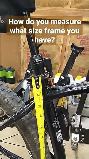 How do you measure what size frame you have? #shorts