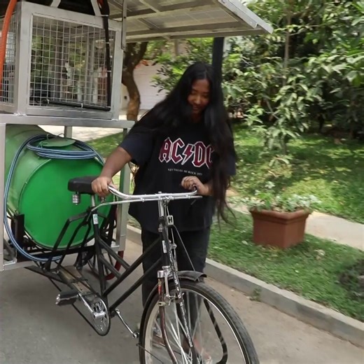 202K views · 10K reactions | Rachana Bodagu: Built a Solar Cycle That Waters Plants What was your dream when you were in your 11th grade? Rachana Bodagu's dream was to help farmers pump water in an eco-friendly way and this is how she made it come true. #YoungIndia #Innovation | TheBetterIndia | Facebook