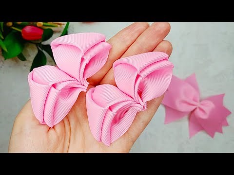 This Hair Bow charmed me with its delicacy and beauty - Hair Bows Tutorial 🎀