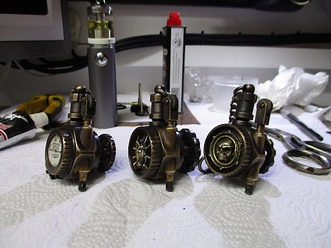 Handmade Steampunk Lighters(time lapse build)