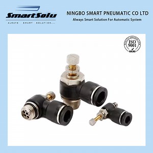 [Hot Item] Nse-G Pneumatic One Touch Air Speed Elbow Speed Controller Valve with O-Ring