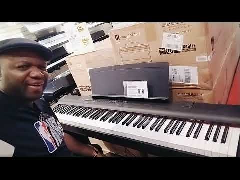YAMAHA P125 - Quick Review - GREAT Piano Action!