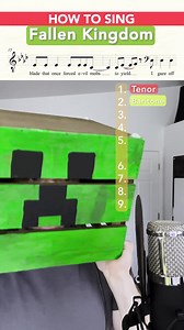 HOW TO SING Fallen Kingdom by Captain Sparklez (A Minecraft Parody) 👾 | Peter Hollens