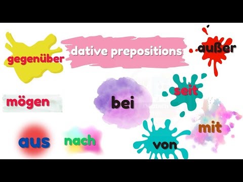 German Dative Prepositions Explained with Examples | Learn German A1–A2 🇩🇪📘