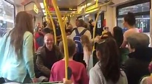 Check this out! Just caught a tram with a friend and look what happened! The #hillsarealive with Sound of Music the Musical Melbourne!!! | Laughing Kids Learn