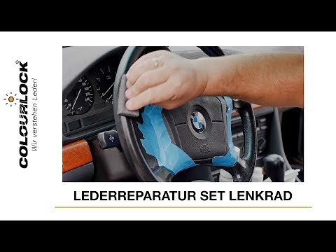 Reconditioning, cleaning, caring for and re-dyeing leather steering wheels [Instructions] - COLOU...