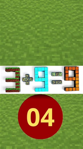 Minecraft magnetic blocks|SOLVE! #minecraft #asmr #lego #minecraftbuilding #maths #solve