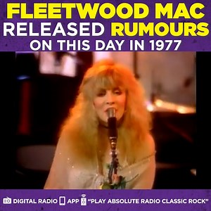 One of the finest albums ever made. OTD in 1977, Fleetwood Mac released Rumours 💜 | Absolute Radio