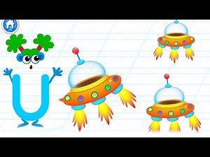 Super Letters | U for UFO | Learn ABCD Alphabet | ABCD Alphabet for Kids